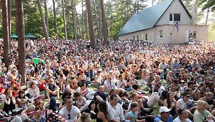 Festivalio žiūrovai.