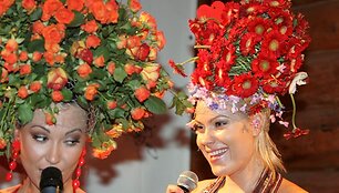 &Scaron;v.Valentino &scaron;ventė G.Juodeikos restorane su grupės &bdquo;69 danguje&ldquo; merginomis ir floristu M.Vasiliausku.