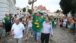 Krep&scaron;ininkų sutiktuvės Kaune