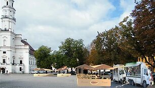 Po Kauno architektų pastabų turgelis i&scaron; užkampio buvo perkeltas vos ne į aik&scaron;tės vidurį.