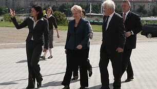Prezidentė D. Grybauskaitė Nacionalinėje dailės galerijoje