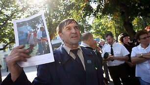 &Scaron;ustausko mitingas
