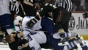 NHL reguliariojo sezono absoliutus lygos autsaideris Toronto &bdquo;Maple Leafs&ldquo;
