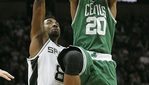  &bdquo;Celtics&ldquo; ir &bdquo;Wizards&ldquo; rungtynių akimirkos