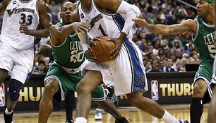 &bdquo;Celtics&ldquo; ir &bdquo;Wizards&ldquo; rungtynių akimirkos