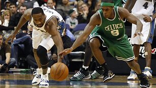  &bdquo;Celtics&ldquo; ir &bdquo;Wizards&ldquo; rungtynių akimirkos