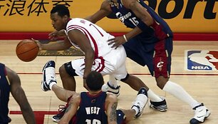&bdquo;Rockets&ldquo; ir &bdquo;Cavaliers&ldquo; rungtynių akimirkos