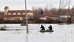 Potvyniai Albanijoje