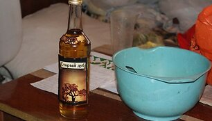 Nelegalaus alkoholio sandėlis