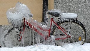 Sniegas ir toliau paralyžiuoja Niujorką
