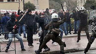 Masiniai protestai Graikijoje