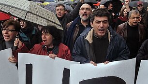 Masiniai protestai Graikijoje