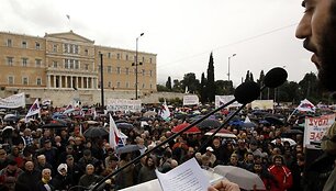 Masiniai protestai Graikijoje