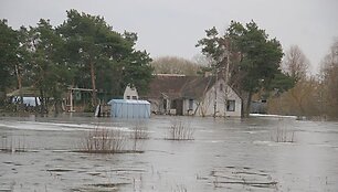 Potvynio padariniai Panevėžyje