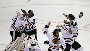 „Blackhawks“ triumfas