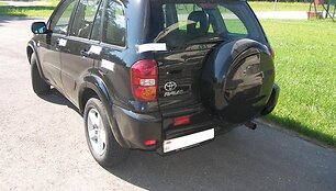 Sulaikytas Baltarusijos pilietičio automobilis
