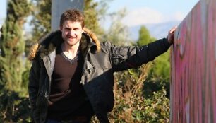 Foto naujienai: Krep&scaron;ininkas Arvydas Macijauskas &ndash; grimasų meistras