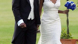 Foto naujienai: Jamelia ir Darrenas Byfieldas: vestuvės