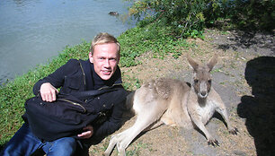 Foto naujienai: Gytis Ivanauskas susižavėjo Australijos gyvūnija