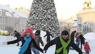 Foto naujienai: Natalija Zvonkė ir Rimas Valeikis: dviese ant ledo 