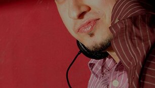 Foto naujienai: Elektroninės muzikos kūrėjai privertė &bdquo;seną reperį&ldquo; eksperimentuoti 