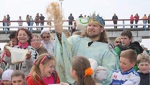 Neptūnas Palangoje i&scaron;žarstė 73 kg gintaro.