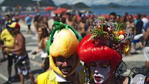 Spalvingo homoseksualų parado akimirkos