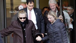 Hillary Clinton trečiadienį i&scaron;leista i&scaron; ligoninės.