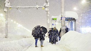 Zagrebe tiek sniego nebuvo jau 80 metų. 