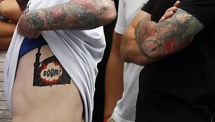 Dėl tatuiruotės britas susilaukė nemalonumų. 