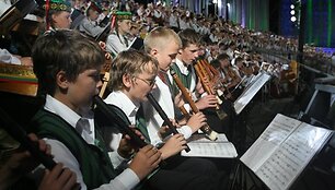 Dainas, &scaron;okius ir liaudies muzikantus apjungiantis ansamblių vakaras &scaron;iemet simboli&scaron;kai  pavadintas "Metai". &Scaron;ventėje į metų ciklą buvo pažvelgta per lietuvių liaudies kūrybą, prisimenant svarbiausius istorinius faktus.