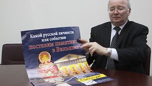 Z.Vaigausko teigimu, VRK neturi už ką bausti Rusų sąjungos dėl &scaron;ios plakatų.