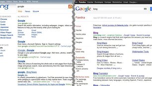 Naujasis &bdquo;Bing&ldquo; dizainas itin primena konkurentės &bdquo;Google&ldquo; i&scaron;vaizdą.
