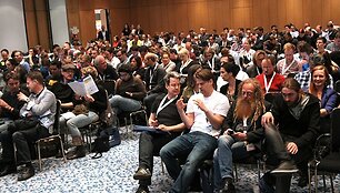 Tarptautinės PHP konferencijos akimirka
