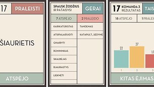 Žaidimo &bdquo;Ponas Žodis&ldquo; ekrano vaizdai. 