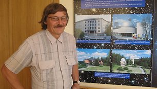 Vilniaus universiteto Teorinės fizikos ir astronomijos instituto vyresnysis mokslinis darbuotojas, astronomas Algirdas Kazlauskas