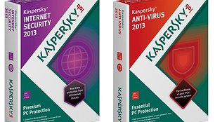 Nauji „Kaspersky Lab“ produktai: optimalios apsaugos sprendimas „Kaspersky Internet Security 2013“ (k.) ir bazinės kompiuterio apsaugos sprendimas „Kaspersky Anti-Virus 2013“.