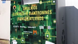 Elektroninės įrangos atliekų konteineris