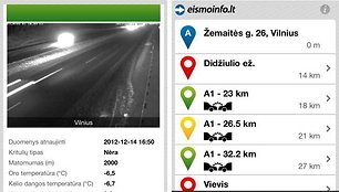 Mobilioji aplikacija „Eismo informacija“