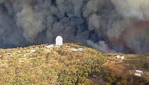 Krūmynų gaisrai Australijoje apgadino vieną didžiausių astronominių observatorijų pietų pusrutulyje