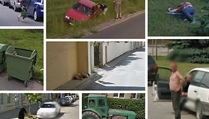 „Street View“ Lietuvoje užfiksavo ir įvairiausių vaizdų