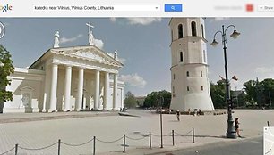 Katedros aikštė „Google Maps“ tarnyboje