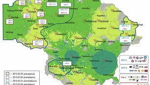 Skaitmeninės antžeminės TV dažnių keitimas