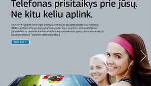 &bdquo;Samsung&ldquo; svetainėje naujasis &bdquo;Galaxy S4&ldquo; pristatomas tekstais, kuriuose apstu klaidų. 