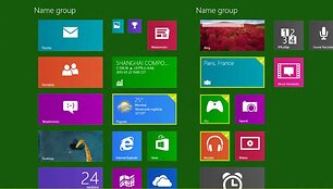 Atnaujintoje &bdquo;Windows 8&ldquo; versijoje bus galima pasirinkti programų &bdquo;plytelių&ldquo; dydį.