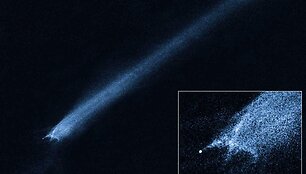 Paai&scaron;kėjo, kad keistas, į kometą pana&scaron;us 2010 m. atrastas objektas &bdquo;P/2010 A2&ldquo; i&scaron; tiesų yra asteroidas, kaktomu&scaron;a susidūręs su kitu tokio pat likimo broliu.