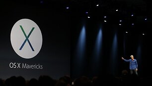 &bdquo;Apple&ldquo; pristatė atnaujintą operacinę sistemą &bdquo;OS X Mavericks&ldquo;