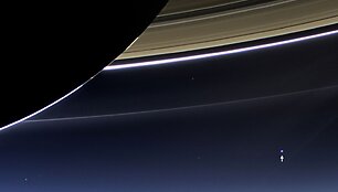 &bdquo;Cassini&ldquo; nufotografavo Žemę i&scaron; Saturno orbitos