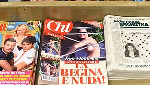 Italijos paskalų žurnalas &bdquo;Chi&ldquo; irgi i&scaron;spausdino skandalingąsias Catherine nuotraukas