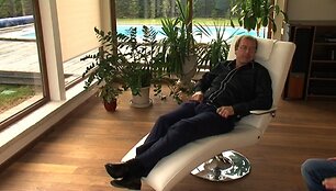 Viktoras Uspaskichas savo rezidencijoje